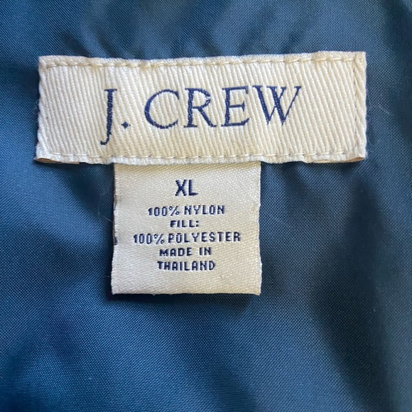 J Crew Sz XL Black Quarter Zip Padded Men's Jacket - Picture 2 of 14